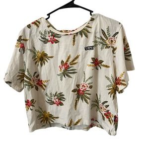 Vans Califlower Cropped T-Shirt Size Medium